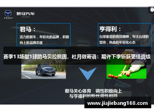 赛季13场献1球助马贝拉脱困，杜月徵寄语：期许下季斩获更佳战绩